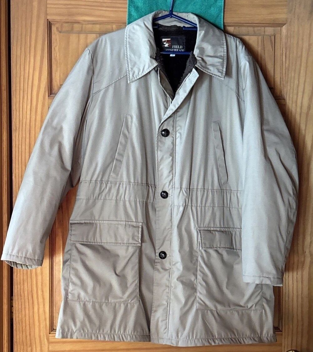 Field and Stream Mens Size 44 X-Large Winter Jacket Coat Lined Ranch Wear Tan